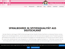 Tablet Screenshot of loeher.de